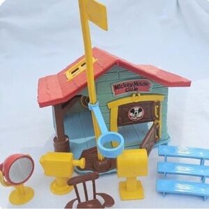 Vintage 1976 Hasbro Mickey Mouse Clubhouse Weebles Playset #582 Romper Room